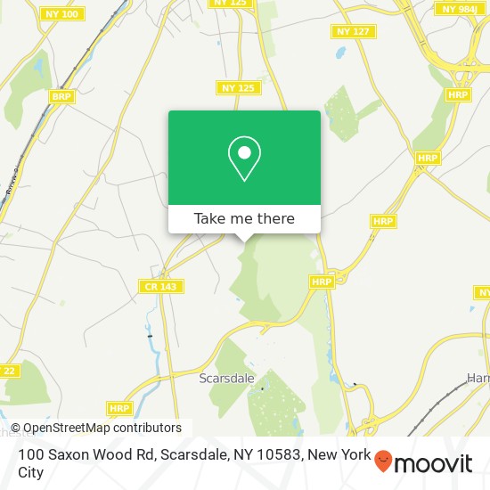 100 Saxon Wood Rd, Scarsdale, NY 10583 map