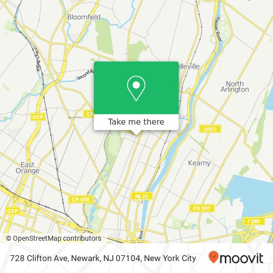 728 Clifton Ave, Newark, NJ 07104 map