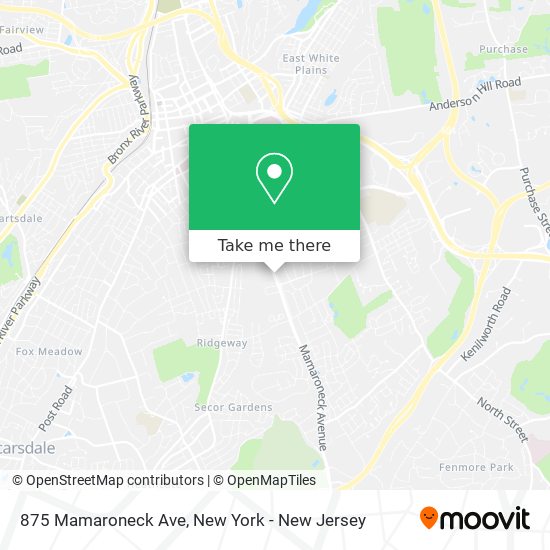 875 Mamaroneck Ave map
