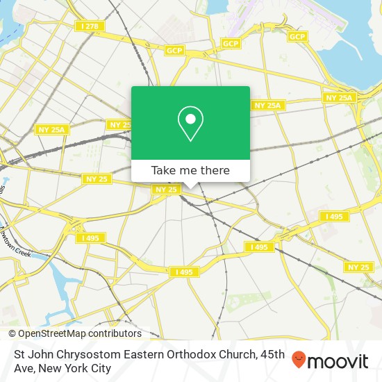 Mapa de St John Chrysostom Eastern Orthodox Church, 45th Ave
