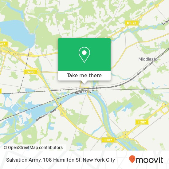 Mapa de Salvation Army, 108 Hamilton St