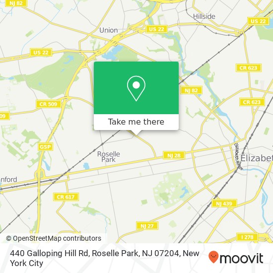 440 Galloping Hill Rd, Roselle Park, NJ 07204 map