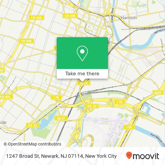 1247 Broad St, Newark, NJ 07114 map