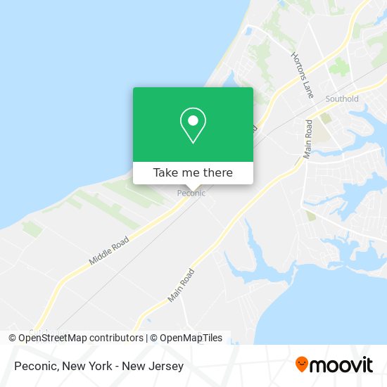 Peconic map