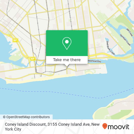 Coney Island Discount, 3155 Coney Island Ave map