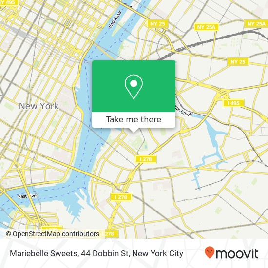 Mariebelle Sweets, 44 Dobbin St map