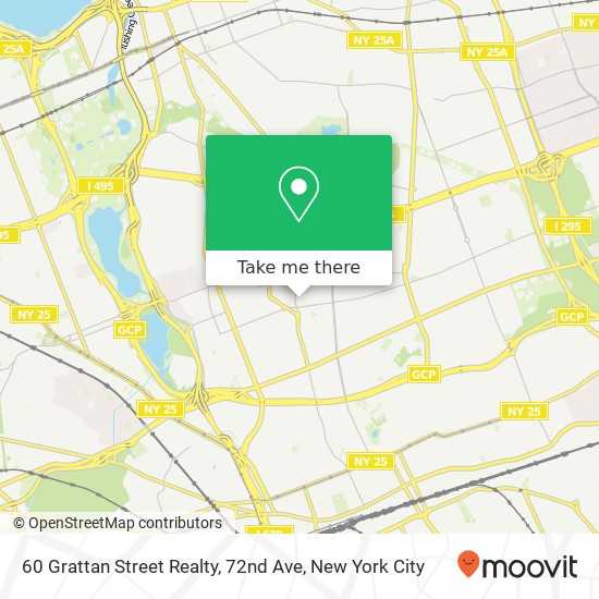 Mapa de 60 Grattan Street Realty, 72nd Ave