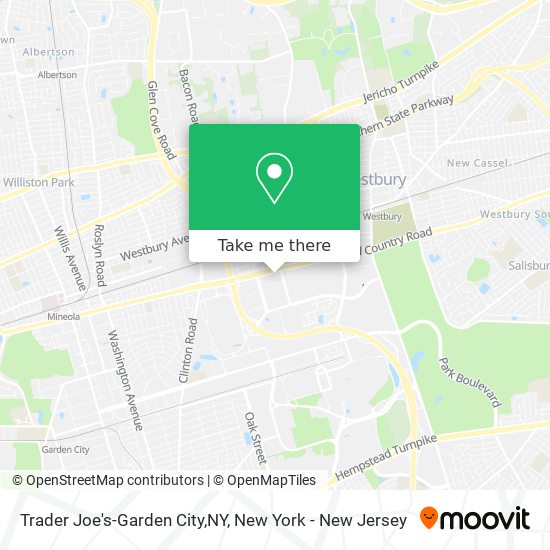 Mapa de Trader Joe's-Garden City,NY