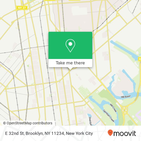 E 32nd St, Brooklyn, NY 11234 map