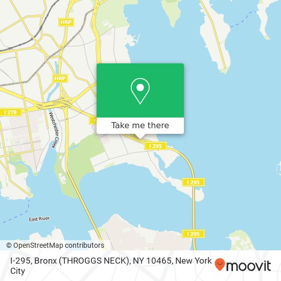 I-295, Bronx (THROGGS NECK), NY 10465 map