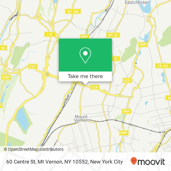 60 Centre St, Mt Vernon, NY 10552 map