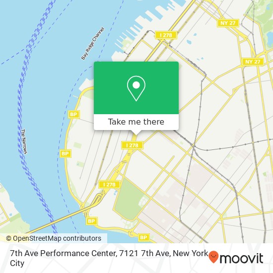 Mapa de 7th Ave Performance Center, 7121 7th Ave