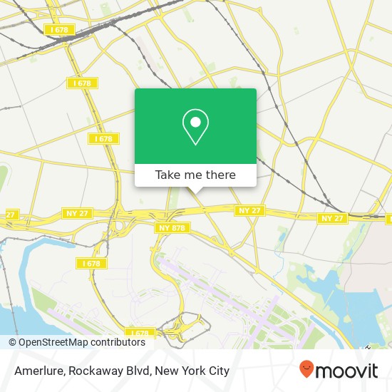 Amerlure, Rockaway Blvd map