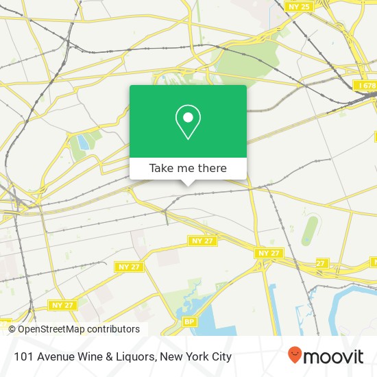 101 Avenue Wine & Liquors map