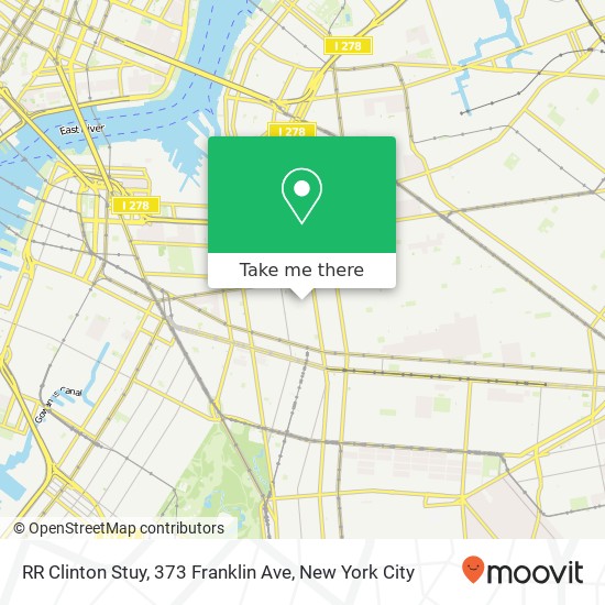 RR Clinton Stuy, 373 Franklin Ave map