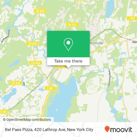 Bel Paes Pizza, 420 Lathrop Ave map