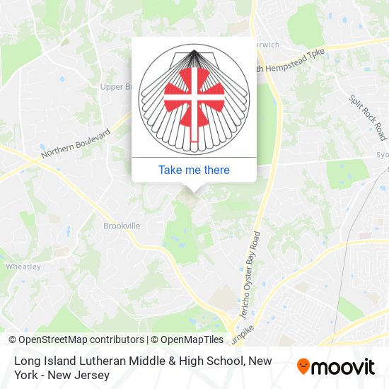 Mapa de Long Island Lutheran Middle & High School