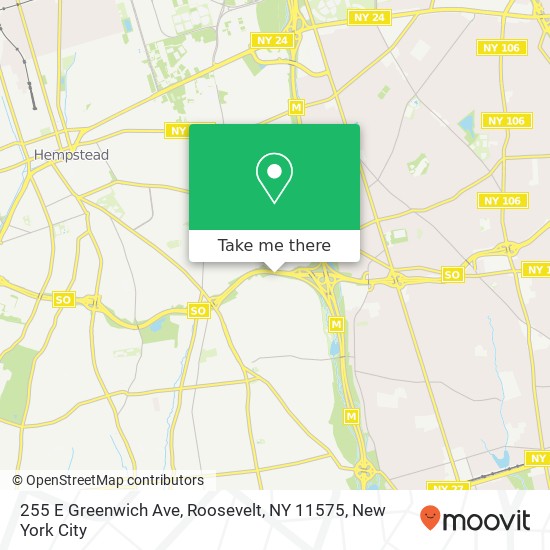 255 E Greenwich Ave, Roosevelt, NY 11575 map