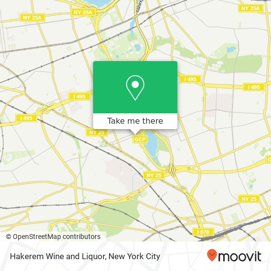 Mapa de Hakerem Wine and Liquor