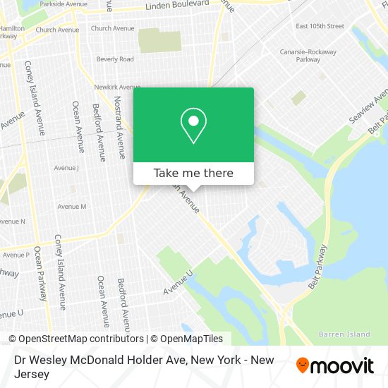 Dr Wesley McDonald Holder Ave map