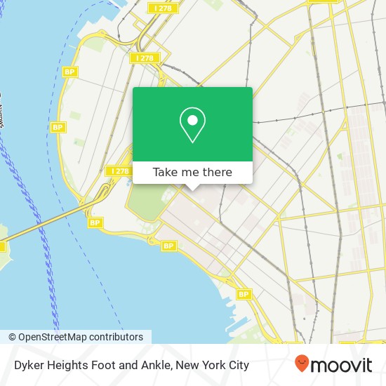 Mapa de Dyker Heights Foot and Ankle, 8407 15th Ave