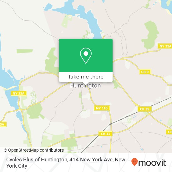 Mapa de Cycles Plus of Huntington, 414 New York Ave