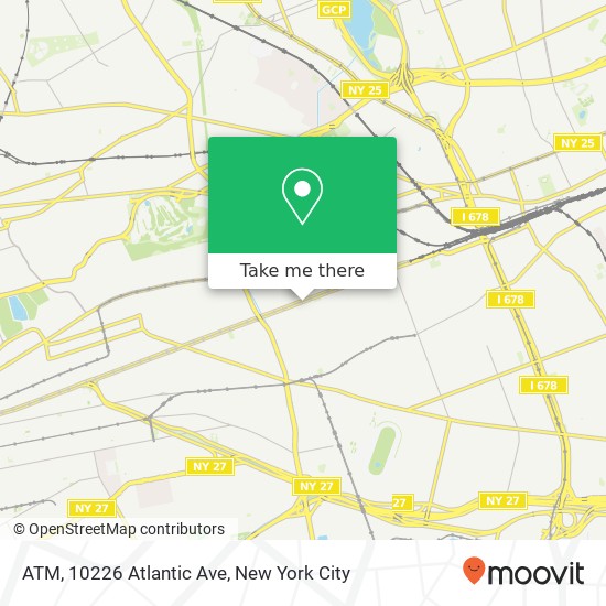 Mapa de ATM, 10226 Atlantic Ave
