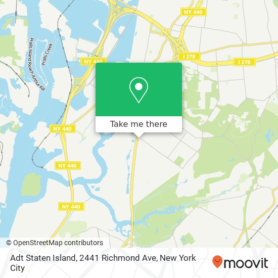 Adt Staten Island, 2441 Richmond Ave map