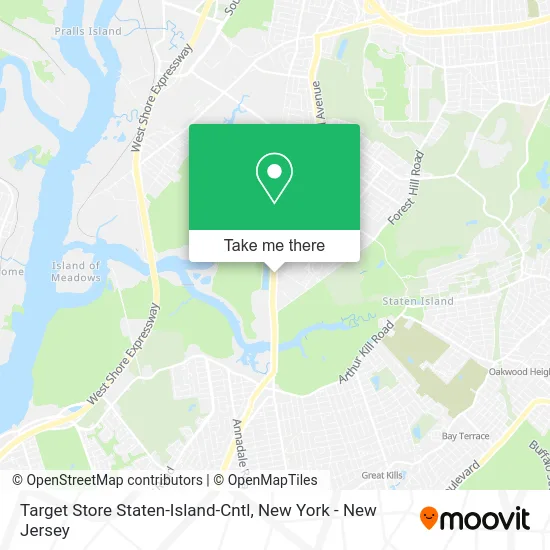 Target Store Staten-Island-Cntl map