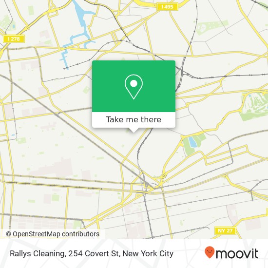 Mapa de Rallys Cleaning, 254 Covert St