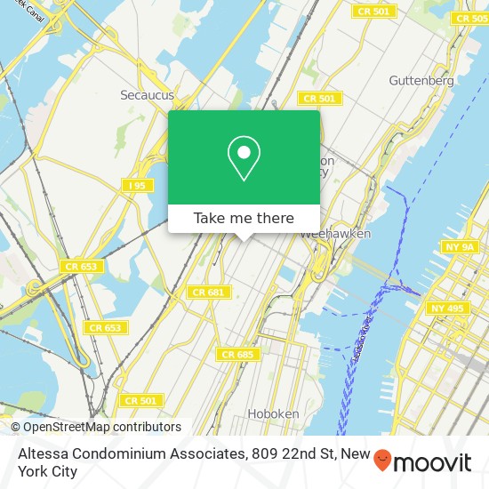 Altessa Condominium Associates, 809 22nd St map