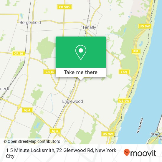 1 5 Minute Locksmith, 72 Glenwood Rd map