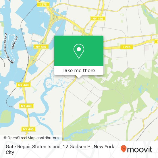 Gate Repair Staten Island, 12 Gadsen Pl map