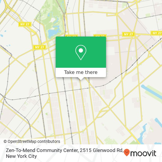 Mapa de Zen-To-Mend Community Center, 2515 Glenwood Rd