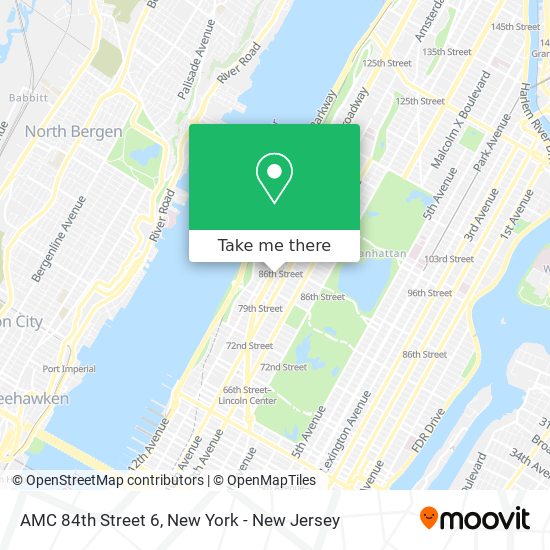 Mapa de AMC 84th Street 6