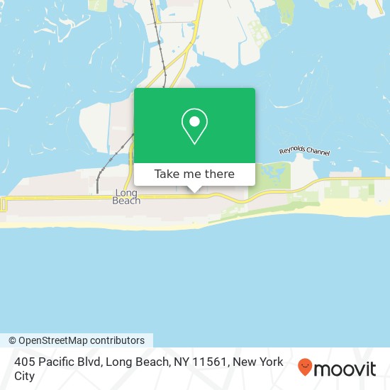 405 Pacific Blvd, Long Beach, NY 11561 map