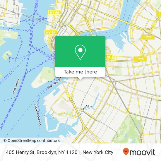 405 Henry St, Brooklyn, NY 11201 map