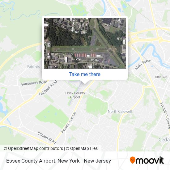 Essex County Airport map