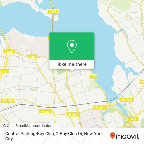 Mapa de Central Parking-Bay Club, 2 Bay Club Dr