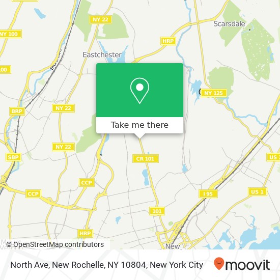 North Ave, New Rochelle, NY 10804 map