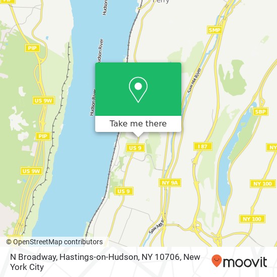 Mapa de N Broadway, Hastings-on-Hudson, NY 10706