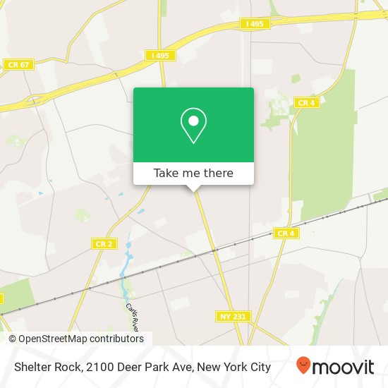 Mapa de Shelter Rock, 2100 Deer Park Ave