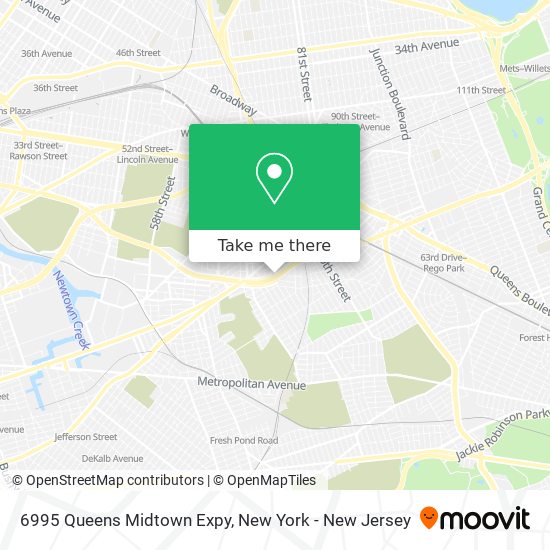 Mapa de 6995 Queens Midtown Expy