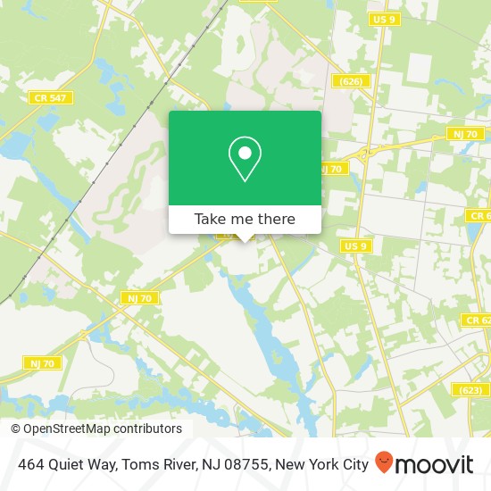 464 Quiet Way, Toms River, NJ 08755 map
