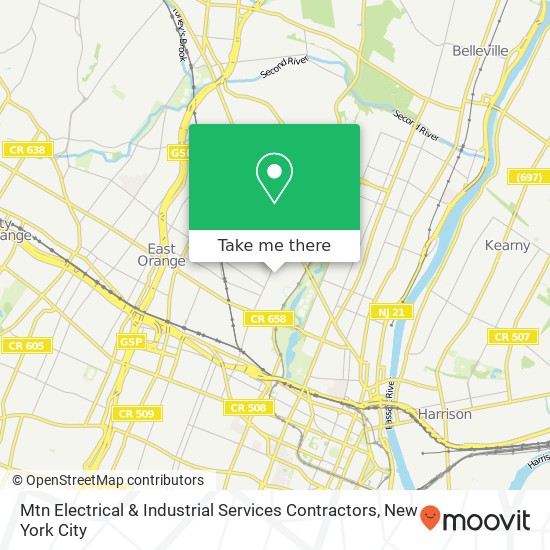 Mapa de Mtn Electrical & Industrial Services Contractors