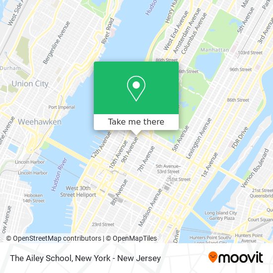 The Ailey School map