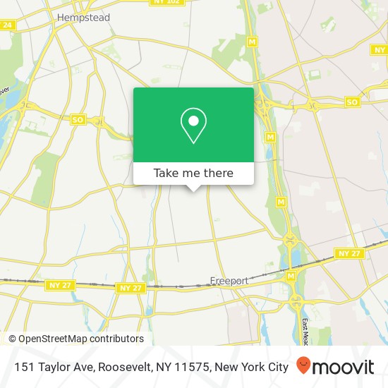 151 Taylor Ave, Roosevelt, NY 11575 map