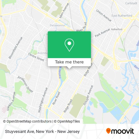 Mapa de Stuyvesant Ave