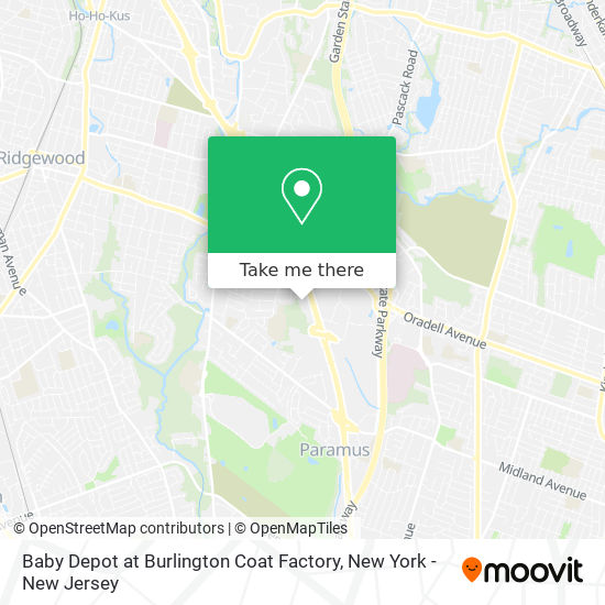 Mapa de Baby Depot at Burlington Coat Factory