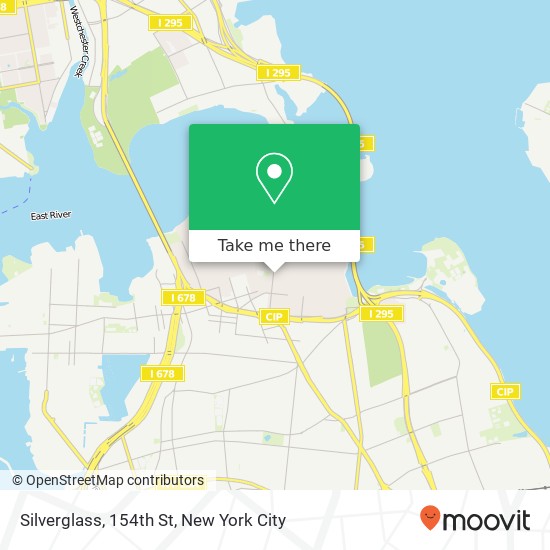 Silverglass, 154th St map